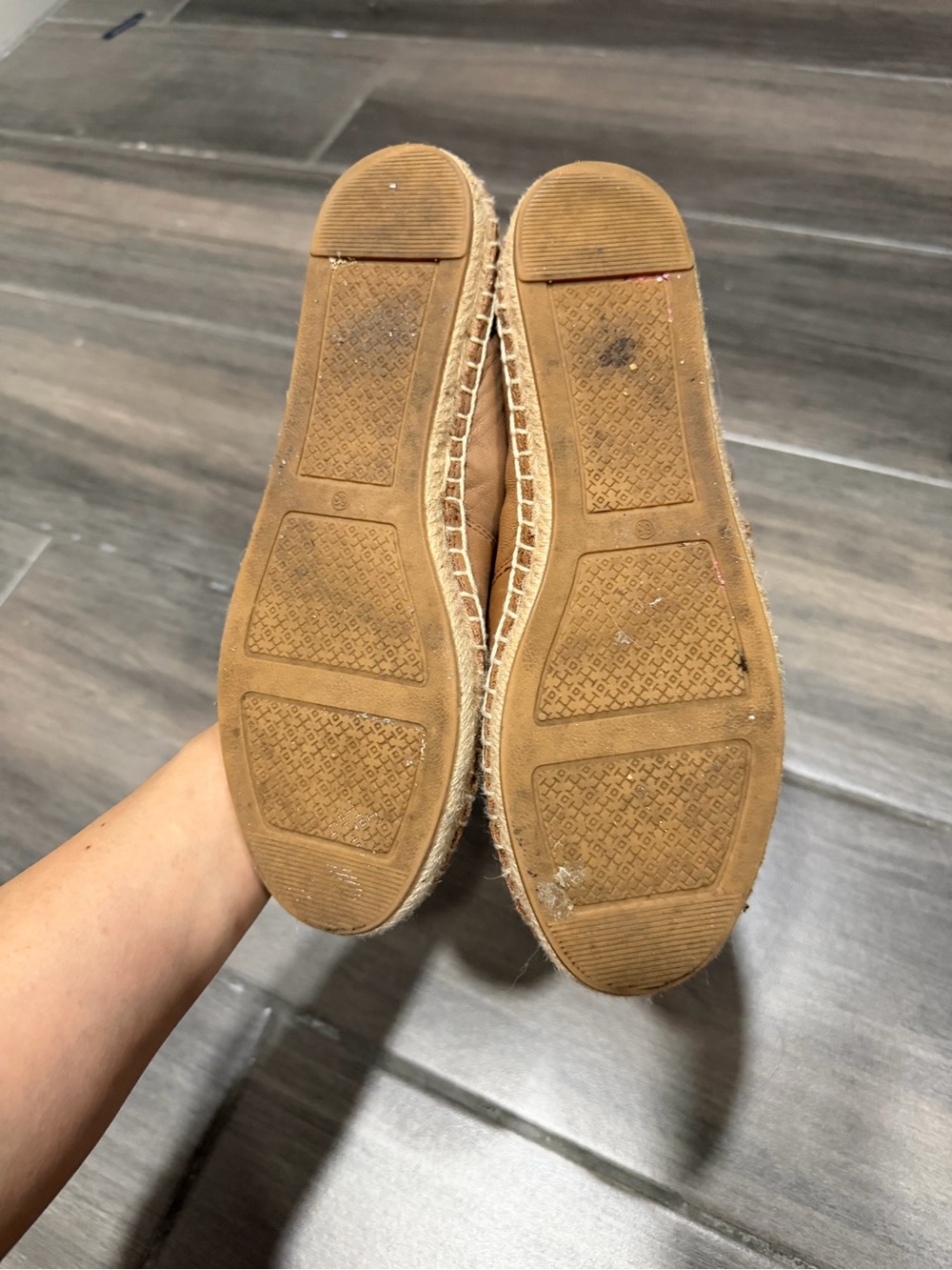 Tory Burch Leather Espadrille Slip-On in Brown - Picture 3 of 6